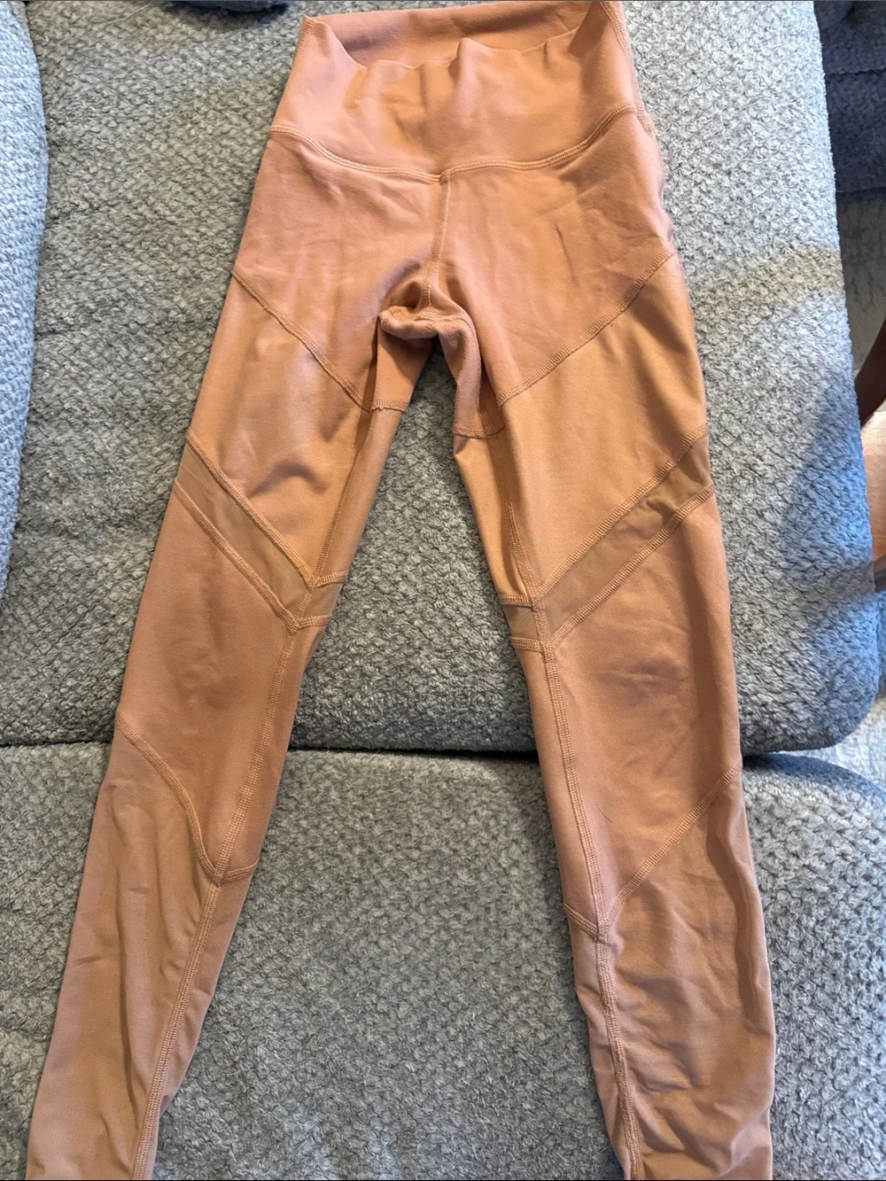 ALO Yoga High-Rise Leggings in Rusty Terracotta